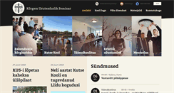 Desktop Screenshot of kus.tartu.ee